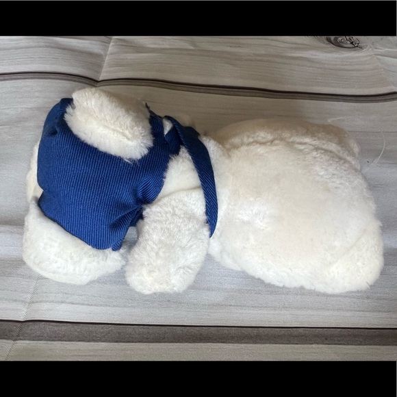 Vintage Hello Kitty 6 inch plush stuffed animal 1983 ‘83 blue overalls CBS toys - Picture 7 of 12